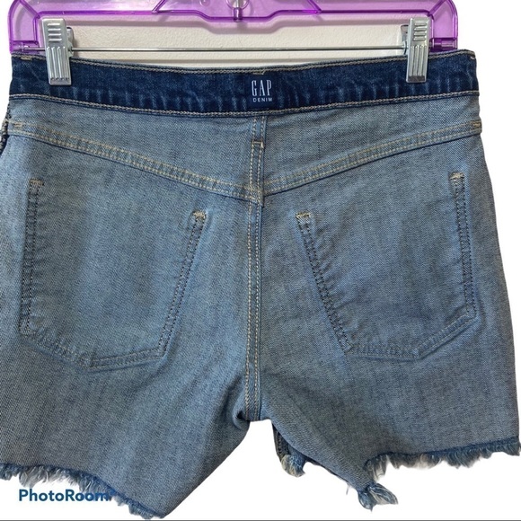 Gap Women's Hawaiian Floral Pocket 5" Jean Shorts - Picture 5 of 11